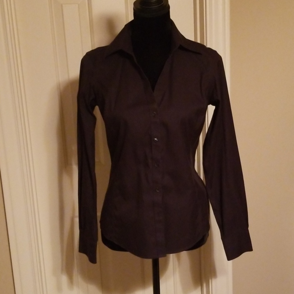 Black button down shirt